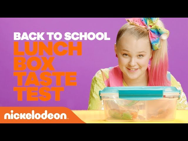 What's in Nick's Lunch Box? 🎒 Back to School Taste Test ft. JoJo, Jordyn Jones & More @ VidCon 2018