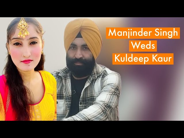 Manjinder Singh Weds Kuldeep Kaur Wedding Live By:- Saini Studio Sadhaura