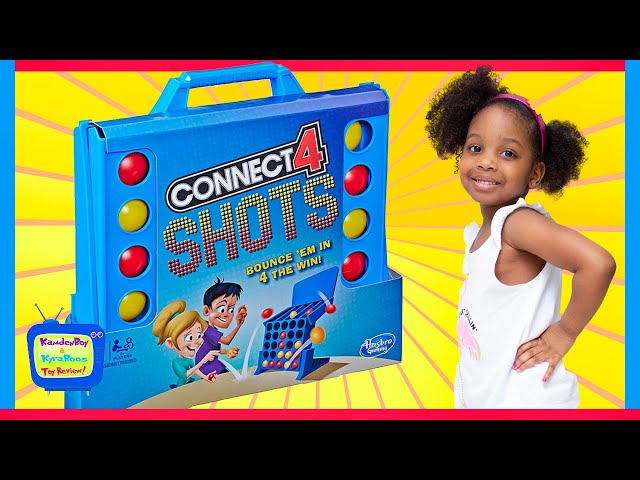 Connect 4 Shots by Hasbro | Kyraboo vs KB Dad Fun Game Night