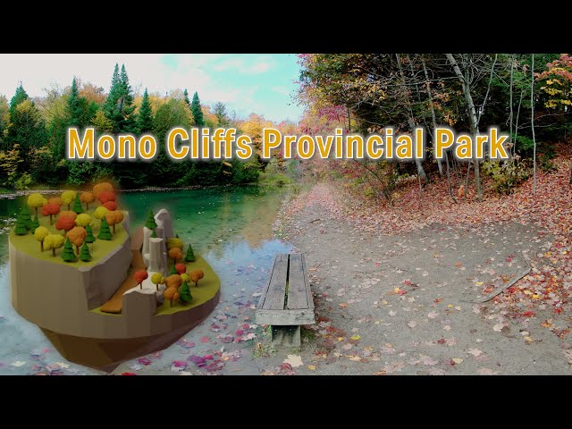 Mono Cliffs Provincial Park: fall colours through the cliffs