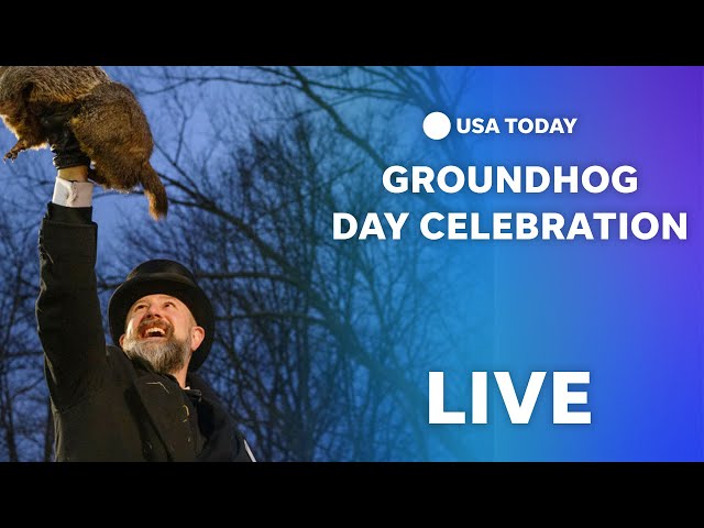 Watch live - Groundhog Day 2025