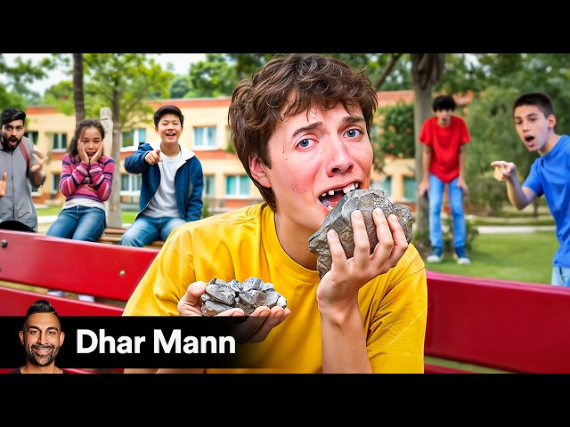 Strange Kid EATS ROCKS For SCHOOL LUNCH | Dhar Mann Studios