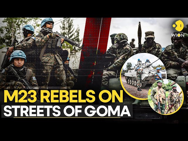 DR Congo News LIVE: Rwanda Backed M23 Rebels Take Control Of  Goma Streets As Thousands Flee | WION