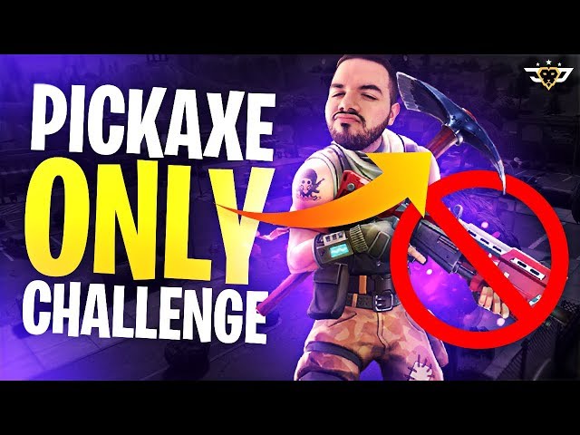 PICKAXE ONLY FORTNITE CHALLENGE WITH YOUTUBER SUPER TEAM! (Fortnite: Battle Royale)