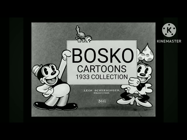 Bosko Cartoons 1933 Collection (NOW AVAILABLE ON YOUTUBE!!!)