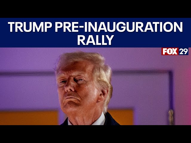 WATCH: Trump Pre-Inauguration Rally | FOX 29 News Philadelphia