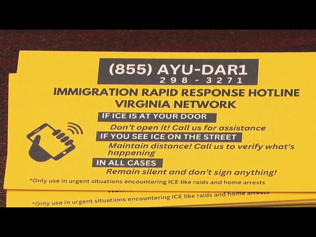 Immigrant advocates open response to ICE raids hotline in Northern Virginia | NBC4 Washington