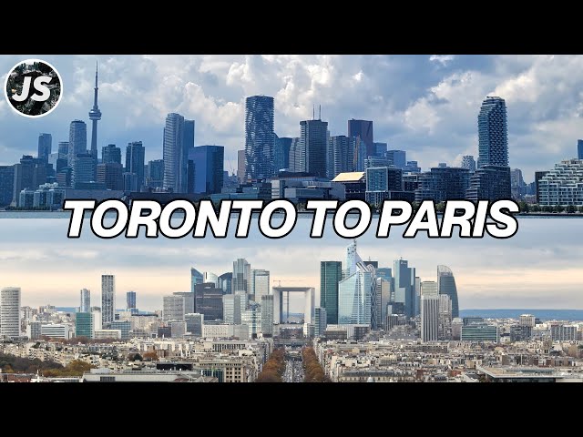 Toronto to Paris | YYZ Terminal 3, Air Transat and... France!