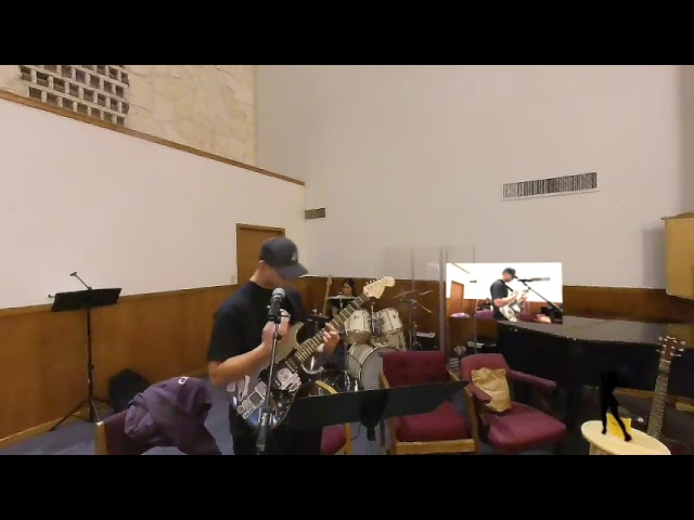 500 Covers & Airshom Jam - Guitar & Drums - U Remind Me Usher Cover (VR180 SHORT)