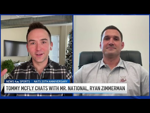 Ryan Zimmerman, Mr. National, talks 20 years of Nationals baseball | NBC4 Washington