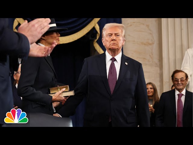 Trump, Vance, Biden, Obama, Clinton and more enter Capitol Rotunda on Inauguration Day