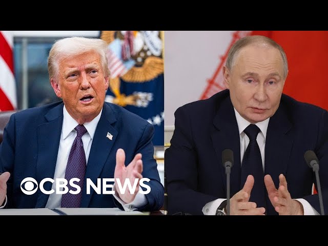 Trump warns Putin to end war in Ukraine or face sanctions and tariffs