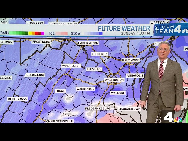 Snow expected in DC before single-digit wind chills for Inauguration Day  | NBC4 Washington