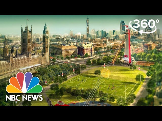 360 Video: The World’s Fastest Zip Wire | NBC Nightly News