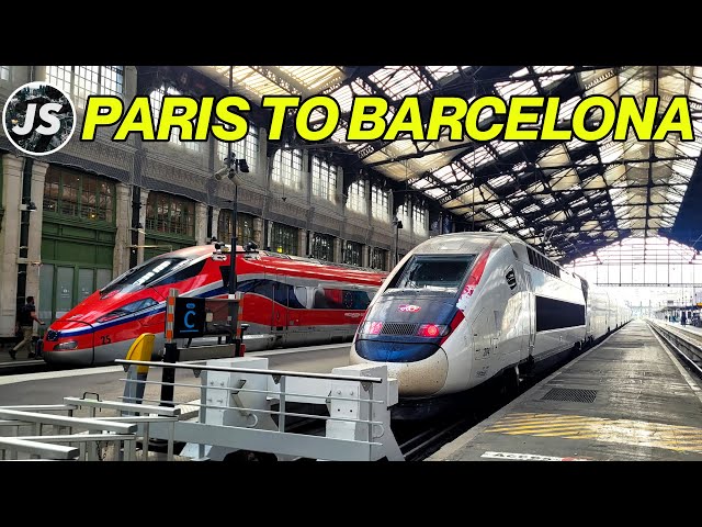 Paris to Barcelona | First Class High Speed Train Trip