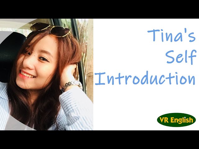 [VR180] Tina's Self-Introduction（ティナ先生の自己紹介）