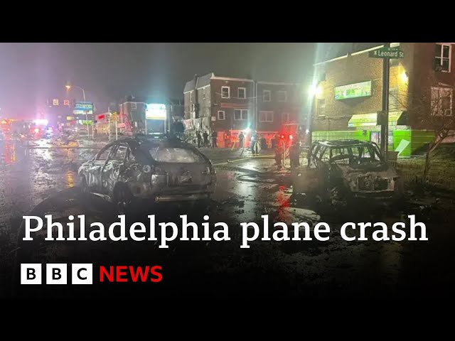 Philadelphia medical plane crash: All six passengers on board killed, mayor office says | BBC News