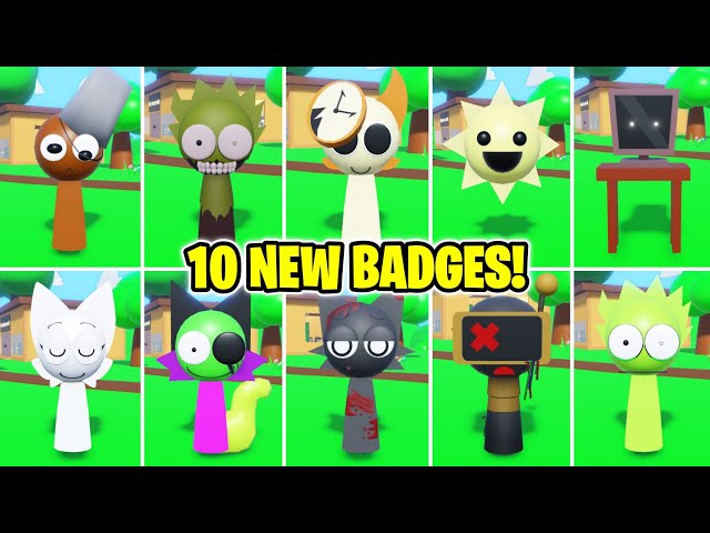 (MEGA UPDATE!) 3D SPRUNKI RP AND ANIMATIONS - How to get ALL 10 NEW BADGES!! NEW UPDATE! (ROBLOX)