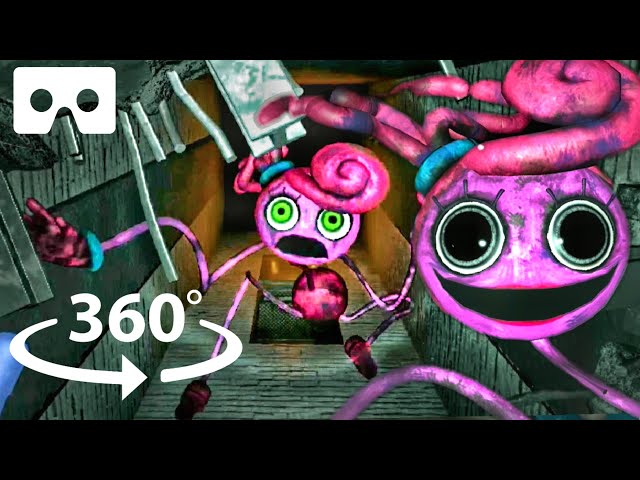 360° Mommy Long Legs Chases YOU in VR! Poppy Playtime Chapter 2 ENDING