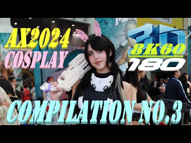 Anime Expo 2024, Cosplay, Compilation No3, Experience 3D VR180, AX2024, アニメエキスポ, コスプレNo3