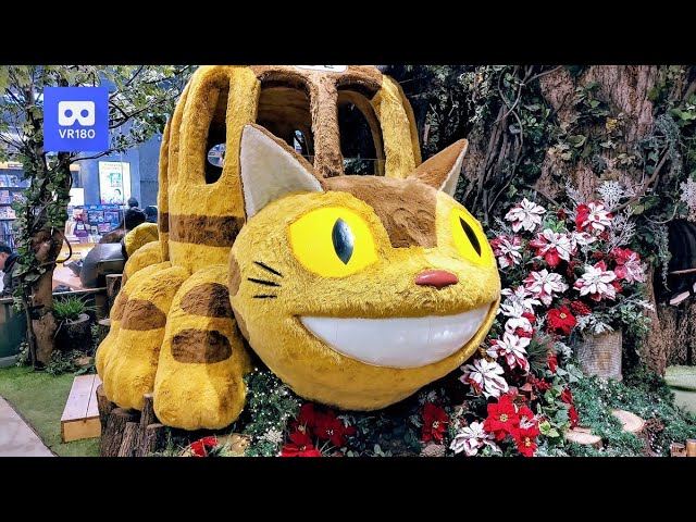 3D 180VR 4K Totoro Forest Cat bus Ghibli Studio Totoro 360vr