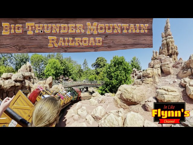 Disneyland's Big Thunder Mountain Railroad 8K VR 360