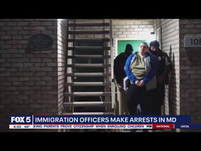 ICE arrests in Maryland: 13 captured