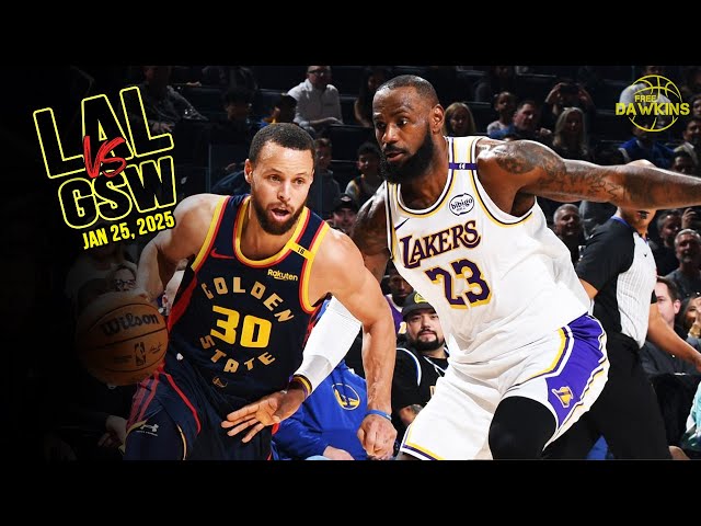 Los Angeles Lakers Full Team Highlights vs Warriors | Jan 25, 2025 | FreeDawkins