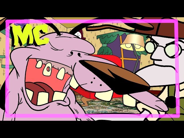 PINK LOVEABLE DOG - (Courage the Cowardly Dog Parody)