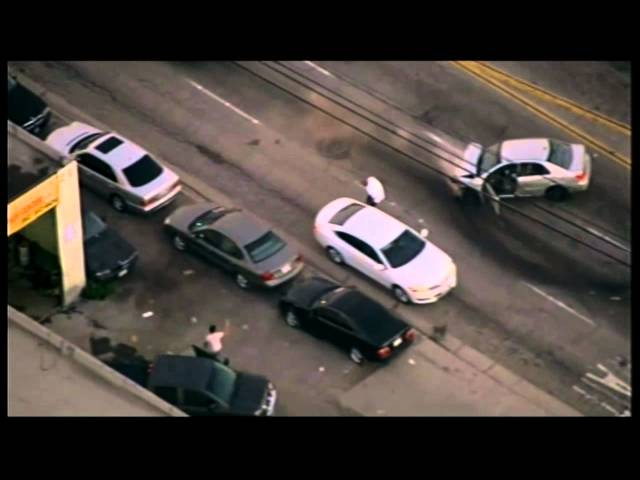 Police Chase Crash Carjacking and Takedown