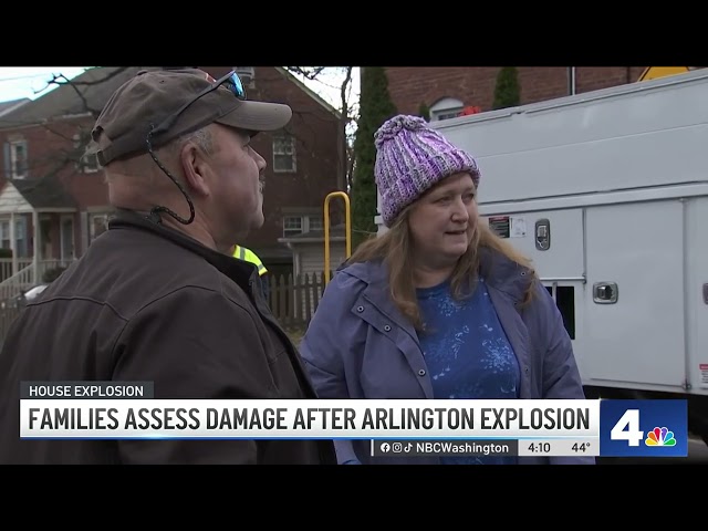 After Arlington explosion, residents assess damage, cite suspicious behavior | NBC4 Washington