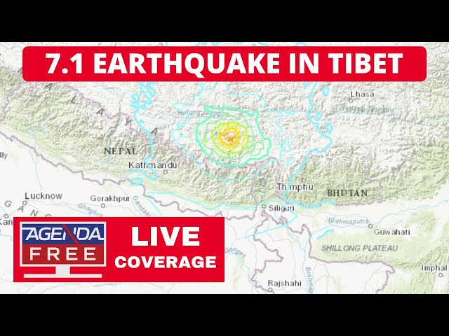 7.1 Earthquake in Tibet (China) near Nepal - LIVE Updates and Breaking News Coverage