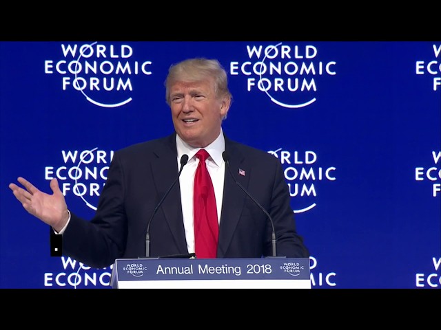 Donald Trump Speaks at Davos 2018