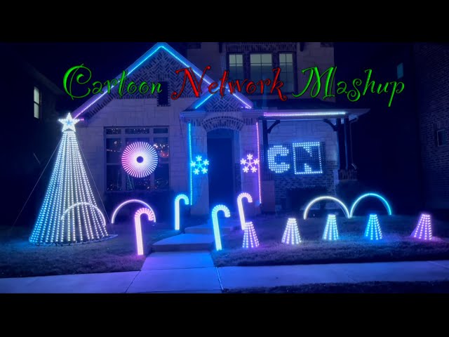 Cartoon Network Mashup Lightshow @TomBetGeorge