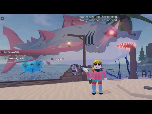 Roblox: Fisch - Leviqdang24 Caught A Megalodon (Xbox Gameplay)