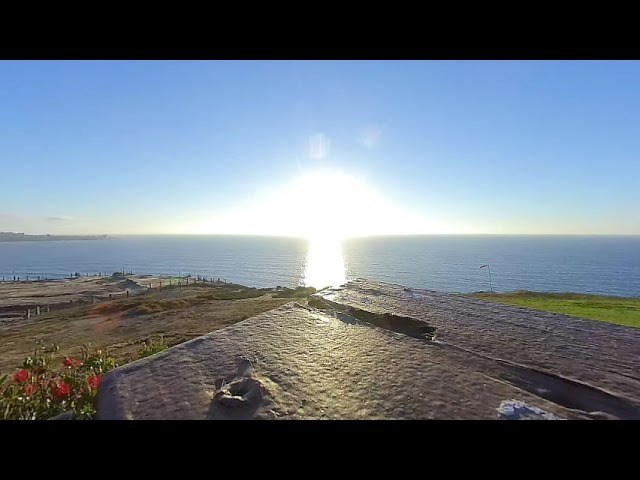 VR180 San Diego Black's Beach Sunset 🌅❤️ (Time Lapsed)