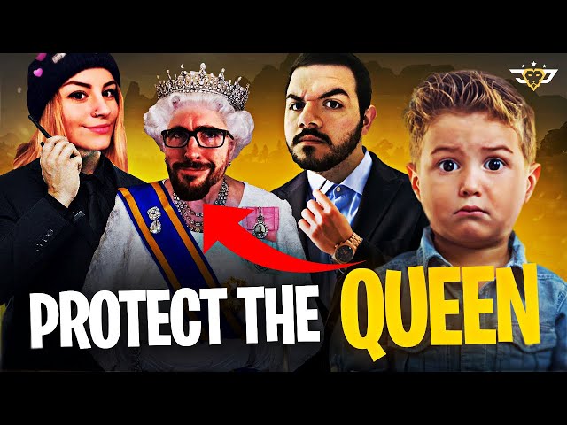 THE FIRST EVER PROTECT THE QUEEN CHALLENGE! SHE'S SO PRETTY! (Fortnite: Battle Royale)