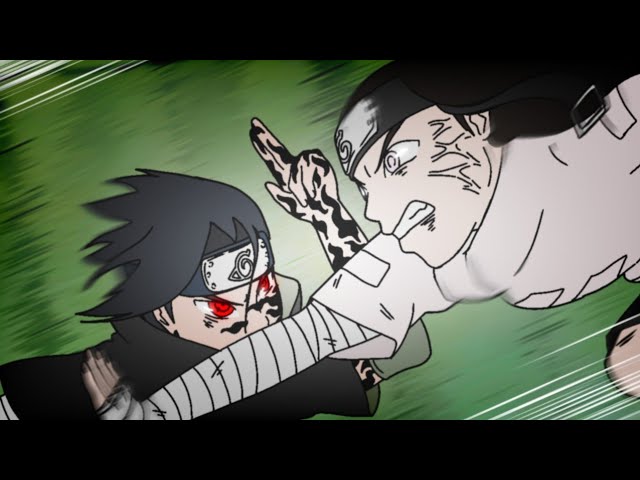 If Sasuke vs Neji | fan animation | part 2