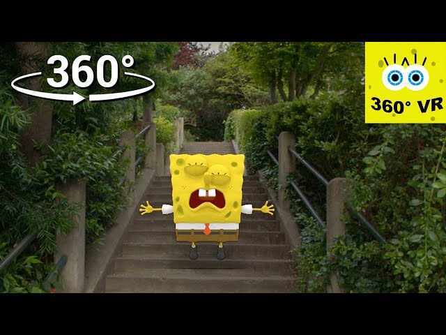 Falling Down the Stairs | SpongeBob 360°