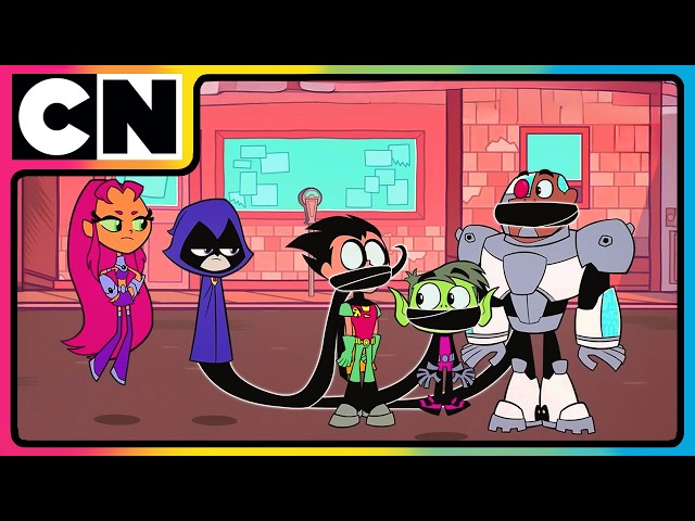 Teen Titans Go 😍| Titans’ Epic Battles & Hilarious Fails⚡| Animated Cartoon 😍| @cnindia