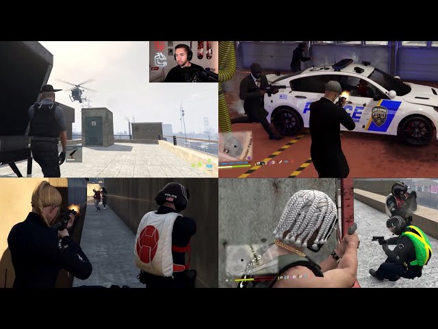 CG get into EPIC Shootout with 40+ Cops after Cop 13a’s (All POVs) | Prodigy RP 2.0