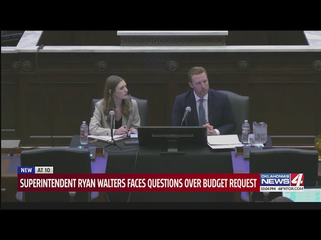 Superintendent Ryan Walters faces questions over budget request