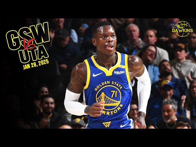 Golden State Warriors Full Team Highlights vs Jazz | Jan 28, 2025 | FreeDawkins