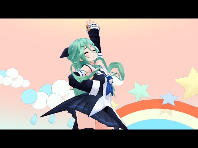 【VR180】drop pop candy 山風【艦これ MMD】3D VR 8K