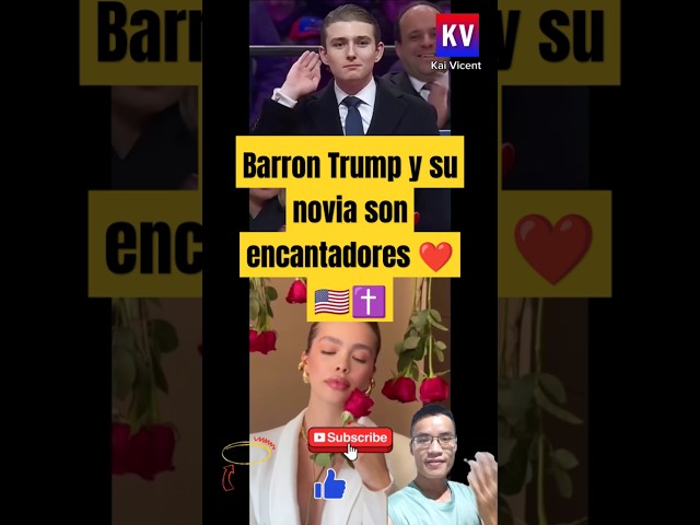 Barron Trump y su novia son encantadores