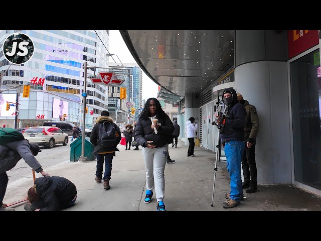 Cabbagetown to Dundas Square on the East Side | Toronto Walk (Jan 2025)