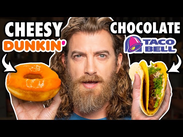 Cheesy Chocolate Food vs. Chocolate Cheesy Food Taste Test (Throwback)