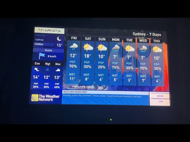 The Weather Network Local Forecast Thursday October 26 2023 (4)