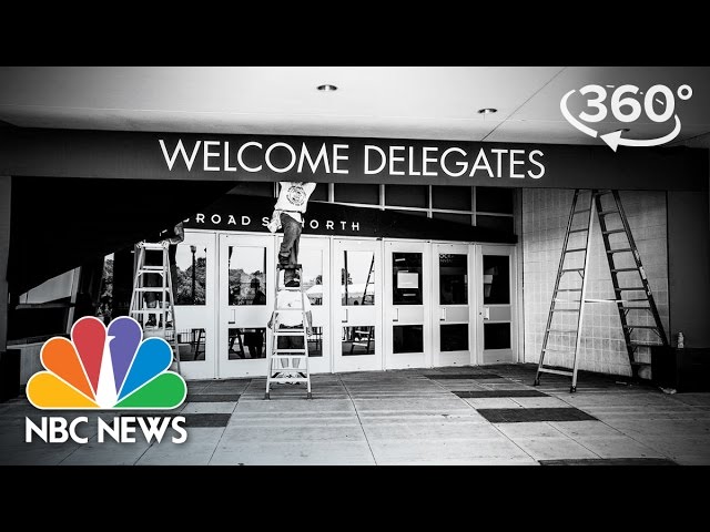 Philadelphia Prepares For The Democratic National Convention | 360 Video | NBC News