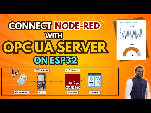 Connect Node-RED with OPC UA Server on ESP32